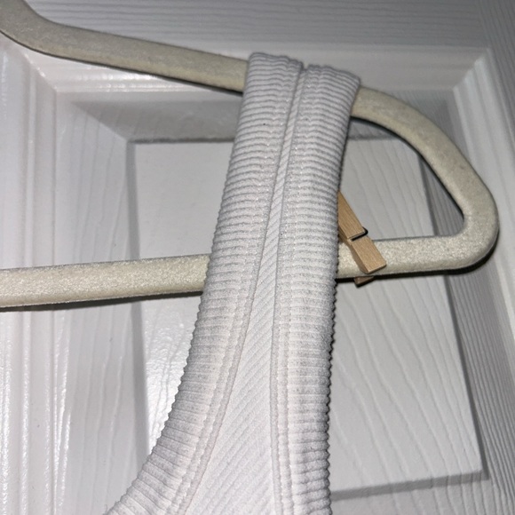 By Together White Ribbed Tank Top - Picture 6 of 7